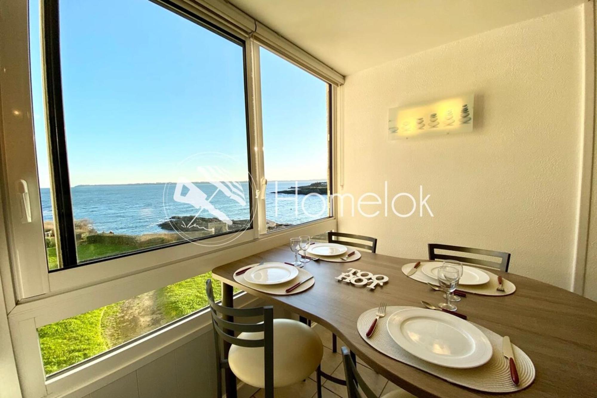 Superbe T3 Cosy Vue Mer 180 Ploemeur Bagian luar foto
